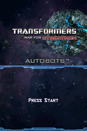 Transformers - War for Cybertron - Autobots (USA) (En,Fr) screen shot game playing